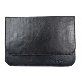 Estojo de 12 peças em couro de pelica Ravil - Preto