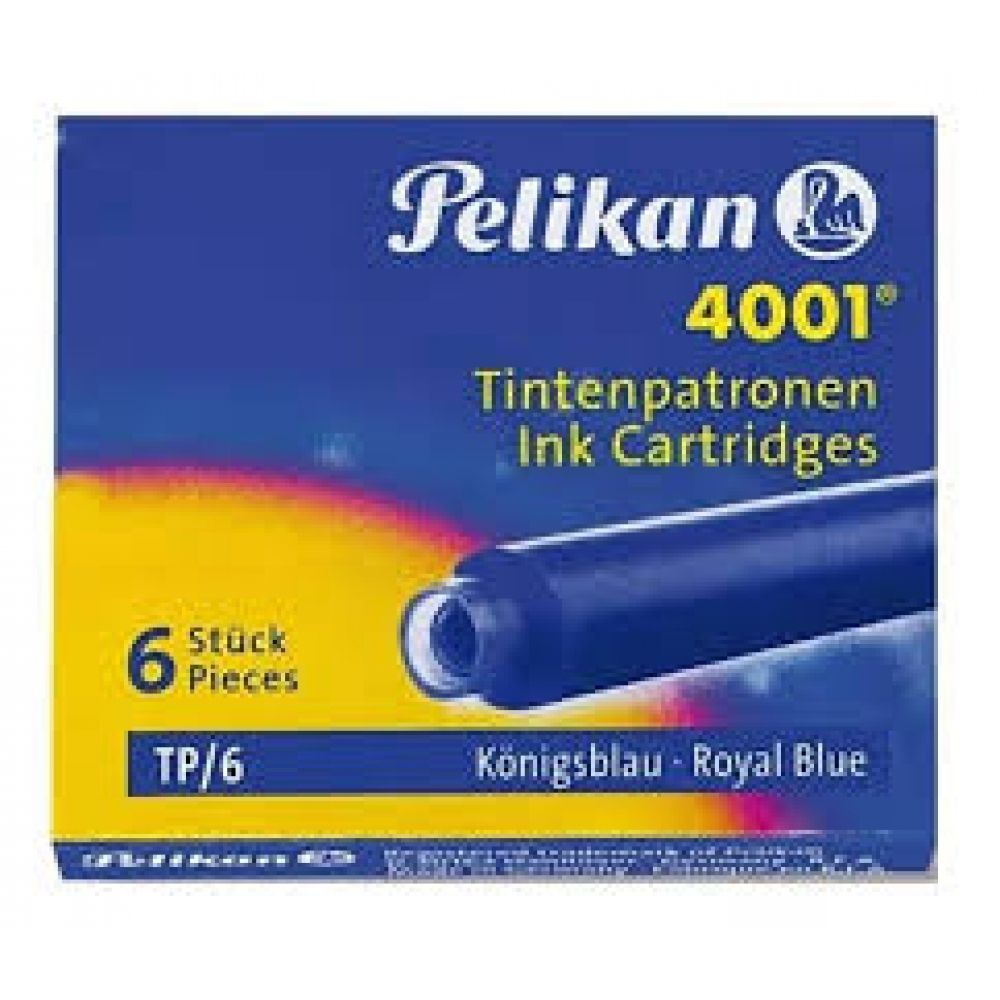 Cartucho Pelikan 4001 TP/6 - Azul Real