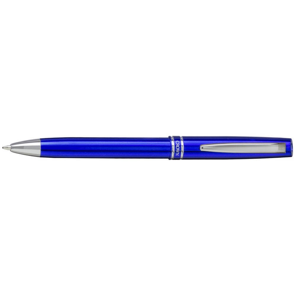 Caneta Esferográfica Crown  Otawa - Azul Metálica
