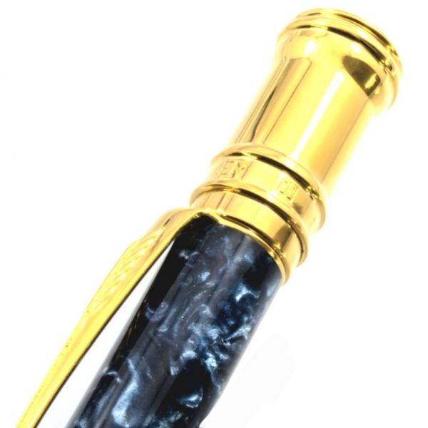 Parker Duofold esferográfica - azul marmorizado