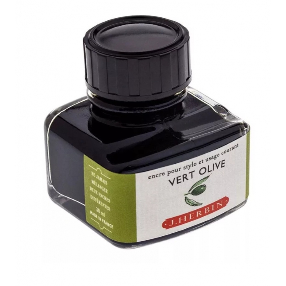Tinta Jacques Herbin - vert olive