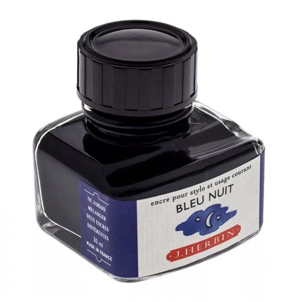 Tinta Jacques Herbin - bleu nuit