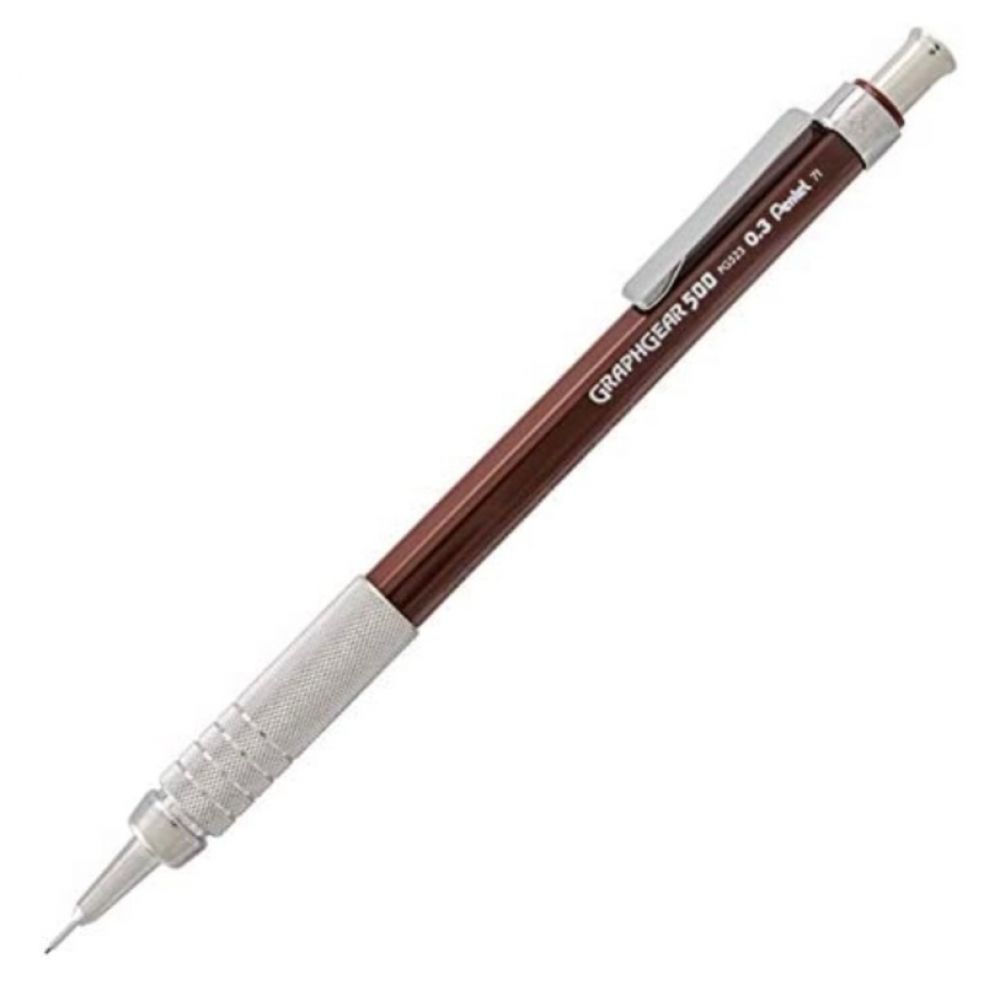 Pentel Graphgear 500 - 0,3mm marrom