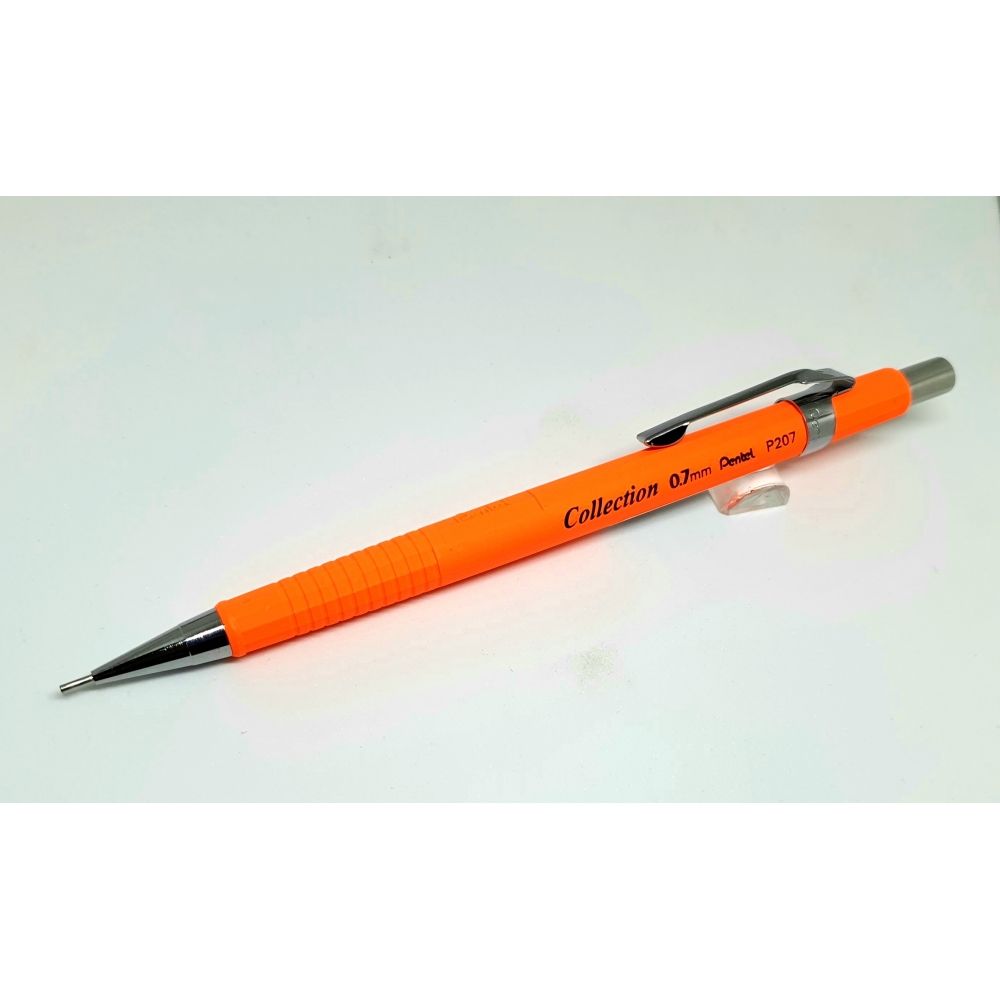 Lapiseira Pentel P200 0.7mm - laranja marca texto