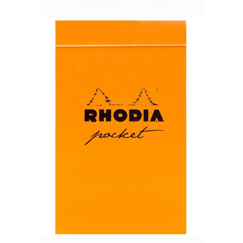 Bloco Rhodia Pocket Capa Laranja 8558C - Pontilhado
