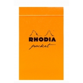 Bloco Rhodia Pocket Capa Laranja 8558C - Pontilhado