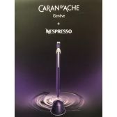 849 CANETA ESFEROGRÁFICA NESPRESSO LIMITED EDITION - Roxa Ed.2020
