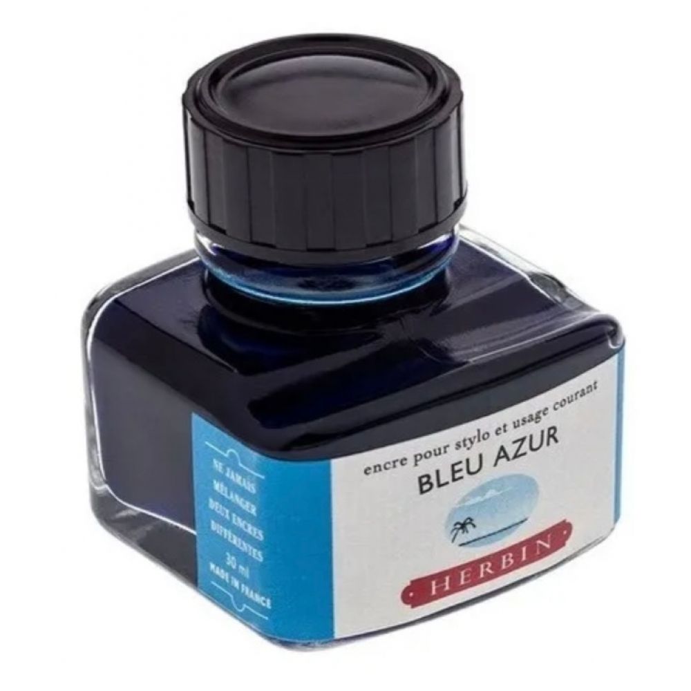 Tinta Jacques Herbin - bleau azur