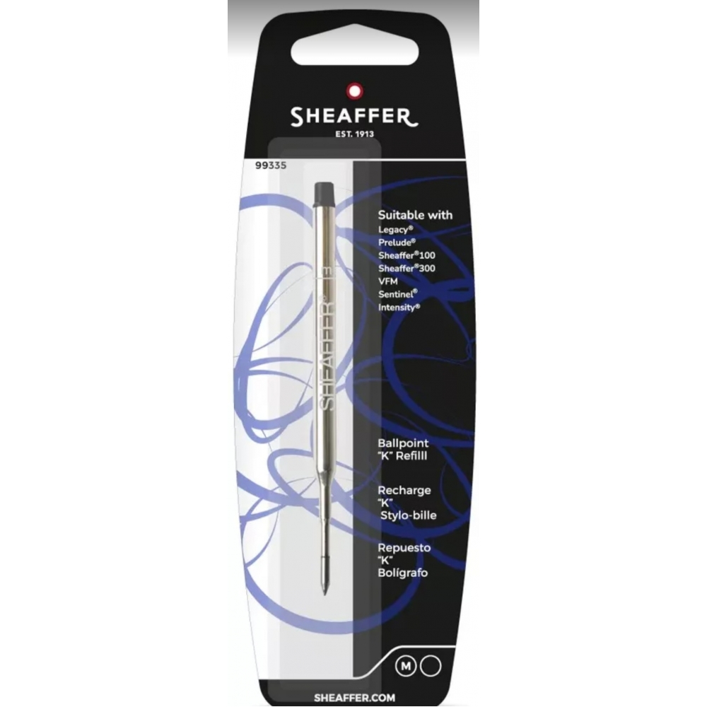 Carga Sheaffer esferográfica - Preto
