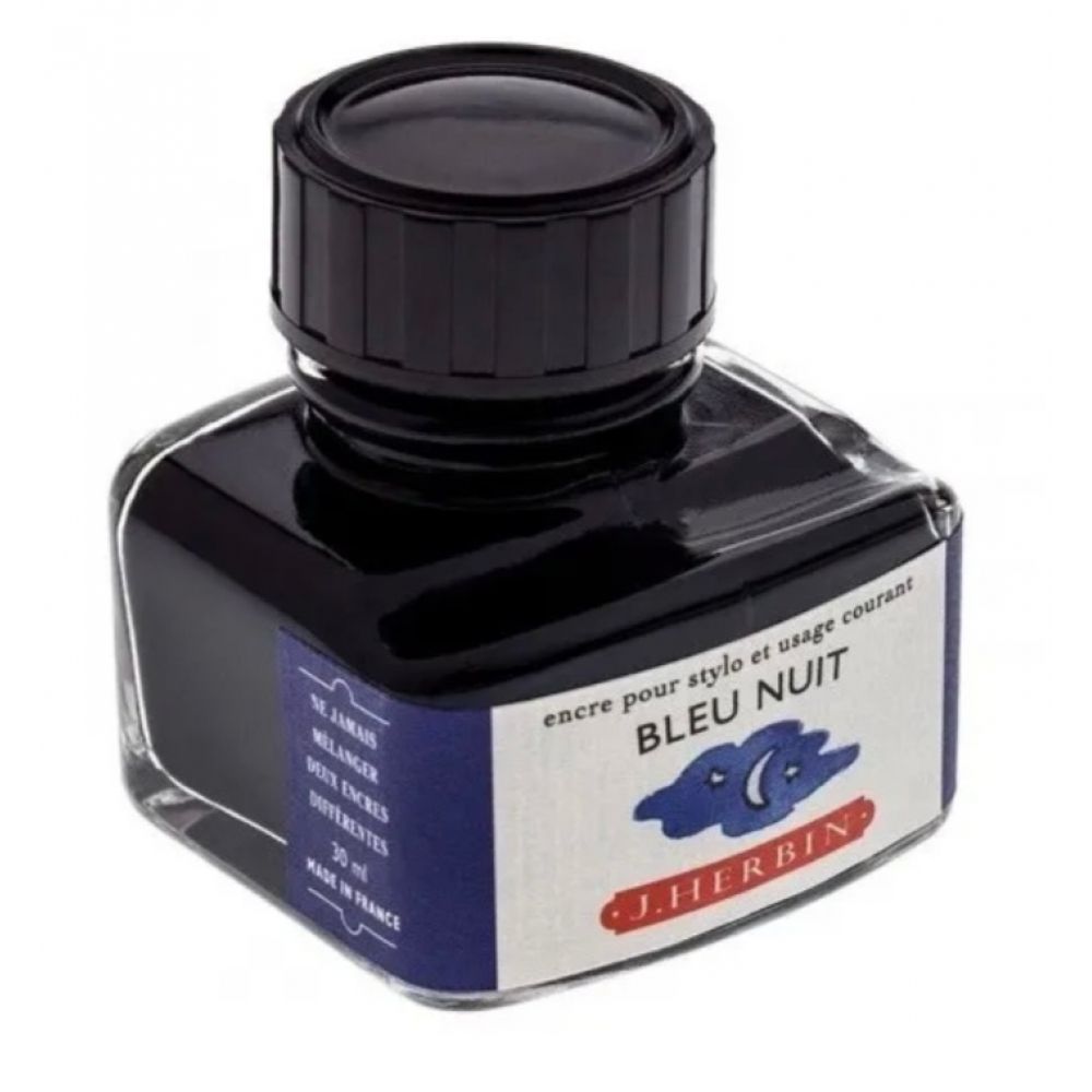 Tinta Jacques Herbin - bleu nuit