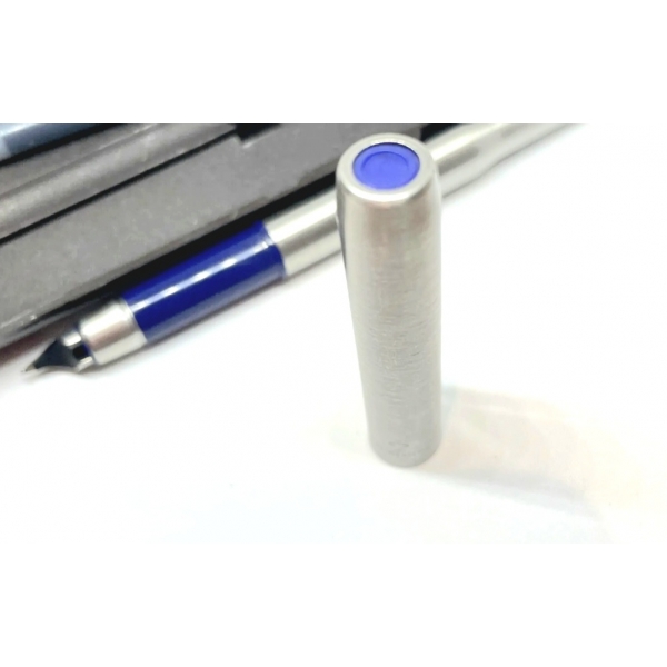 Parker 25 aço - azul