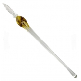 Caneta de Vidro para Caligrafia Floral ( Sinoart+) - Floral Amarela