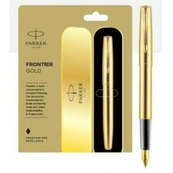 Parker Frontier folheada a ouro