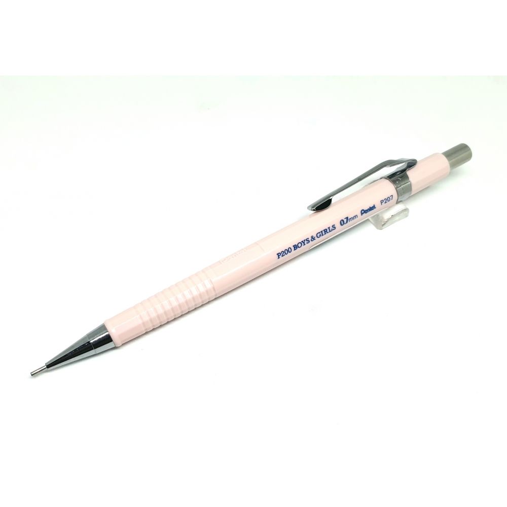 Lapiseira Pentel P200 0.7mm - rosa claro
