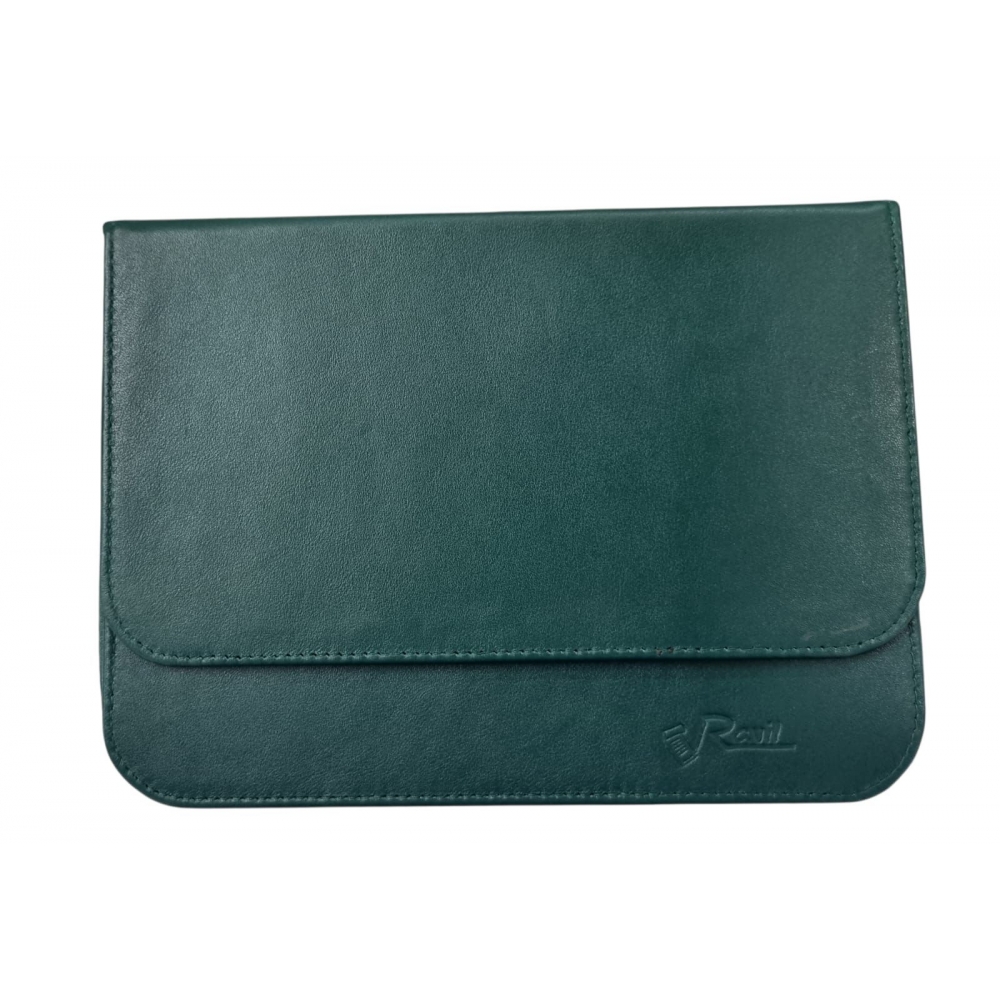 Estojo de 12 peças em couro de pelica Ravil - Verde