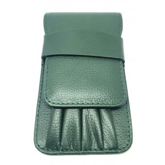 Estojo 4 peças couro