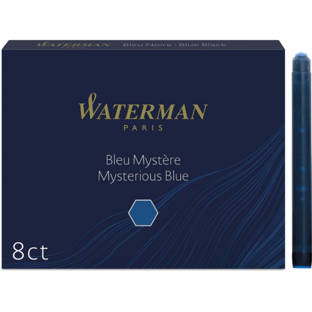 Cartucho Waterman - azul escuro - Mysterious blue