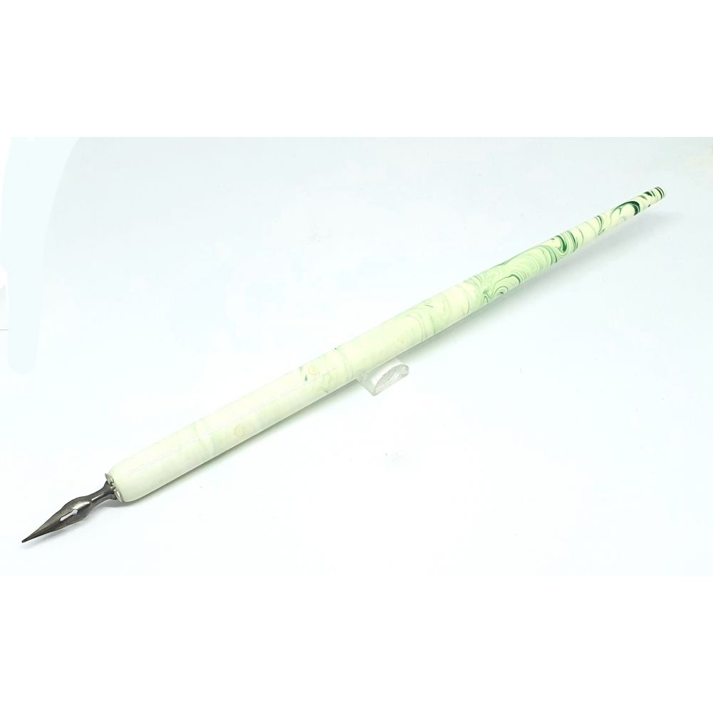 Dip Pen - branco e verde