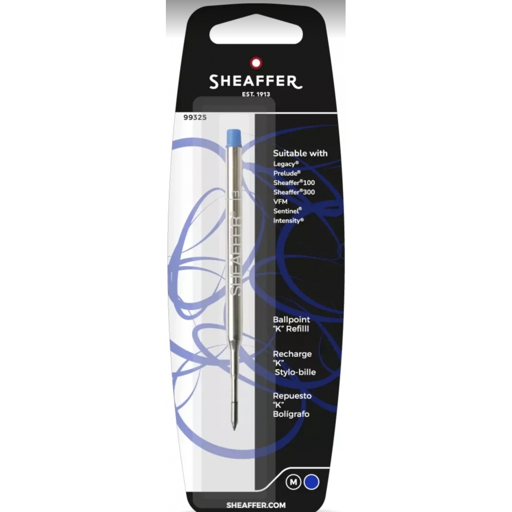 Carga Sheaffer esferográfica - Azul