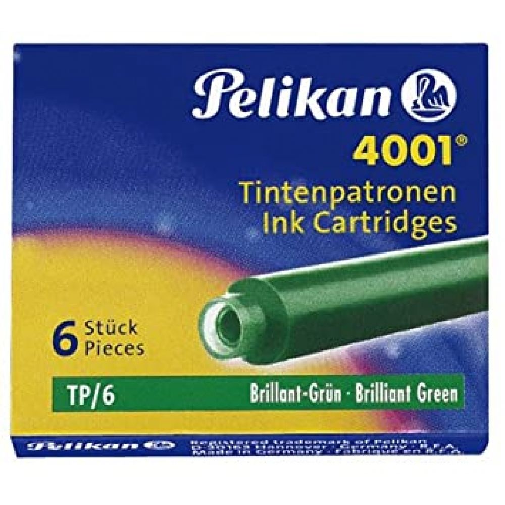 Cartucho Pelikan 4001 TP/6 - Verde