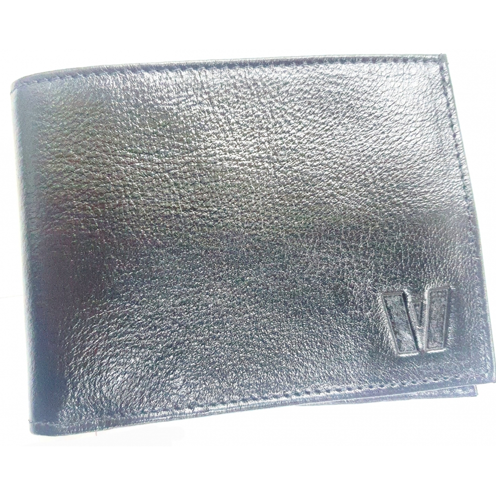 Vuarnet carteira de couro - Preto