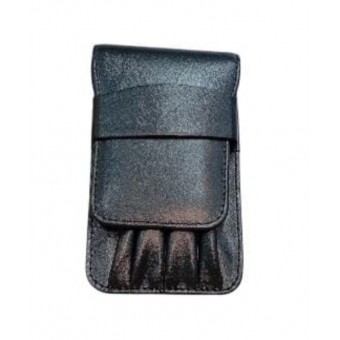 Estojo 3 peças couro