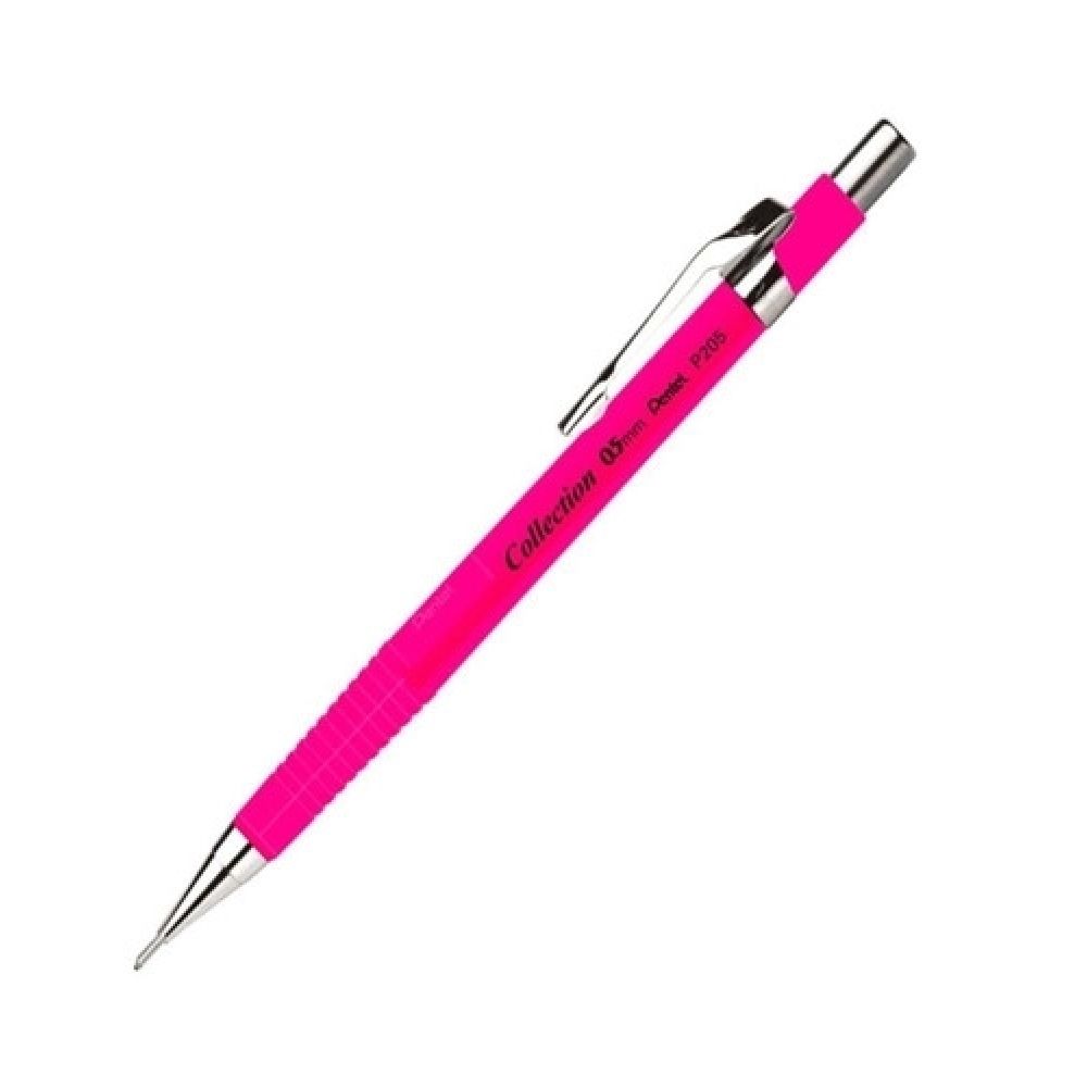 Lapiseira Pentel Sharp P205 0.5mm - rosa florescente
