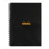 Caderno Rhodia Note Book A4 Capa Preta 19232C - Pautado