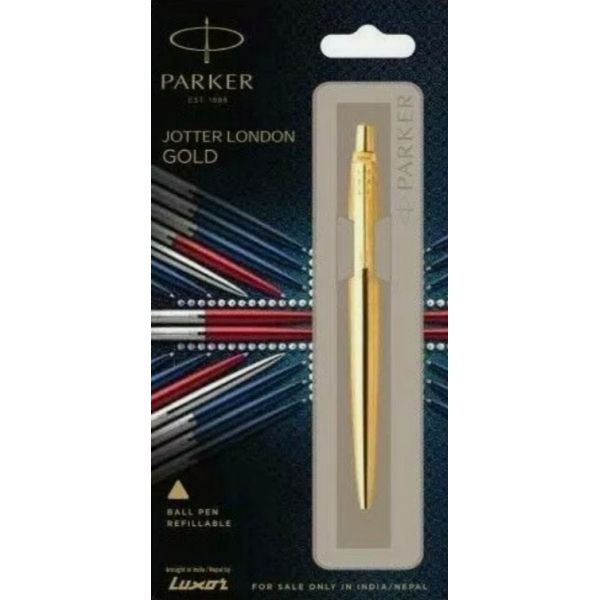 Parker Jotter folheada a ouro