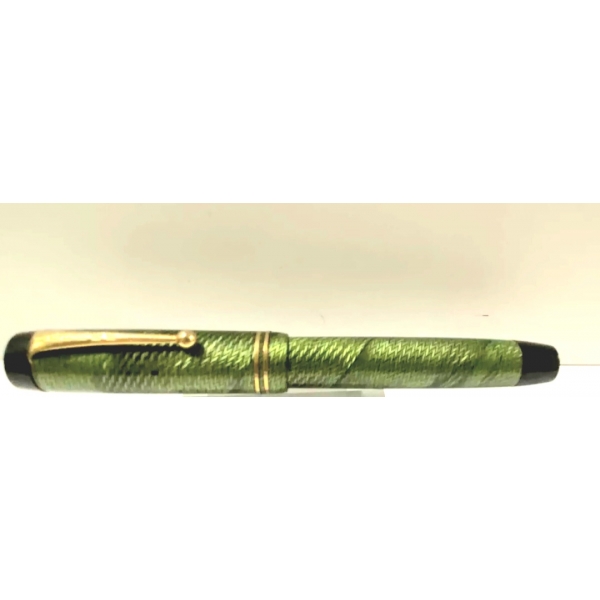 Parker Duofold Herringbone verde