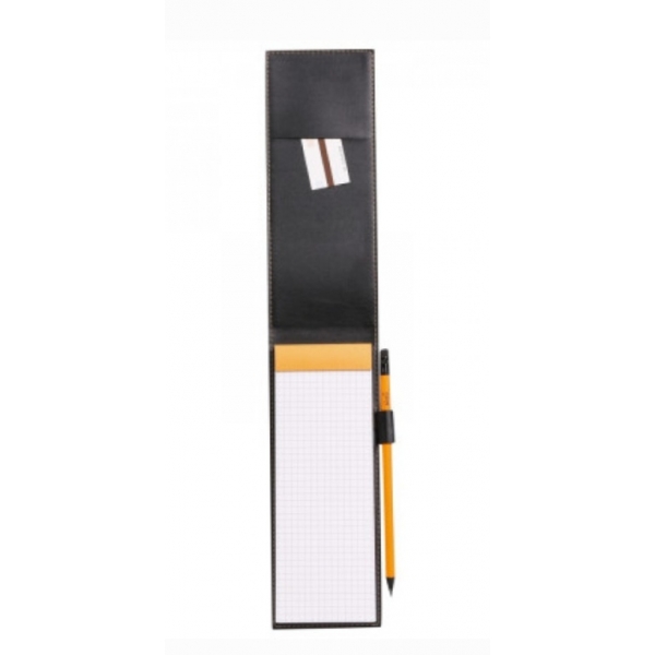 Bloco de Notas Rhodia Boutique N°8 118098C Capa de Couro Laranja - Quadriculado