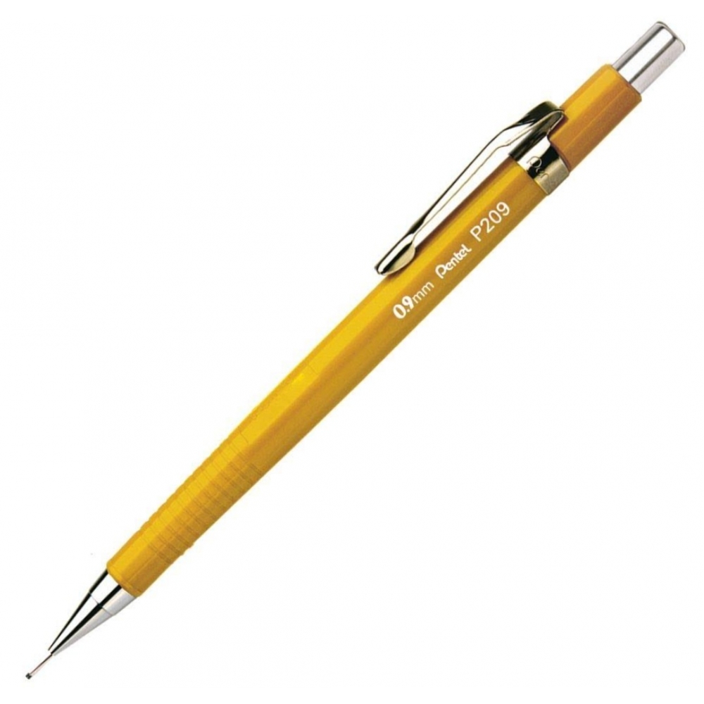 Pentel P209 0,9mm - amarelo clássico