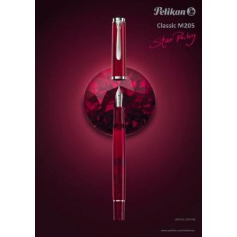 Caneta Tinteiro Pelikan M205 Star Ruby
