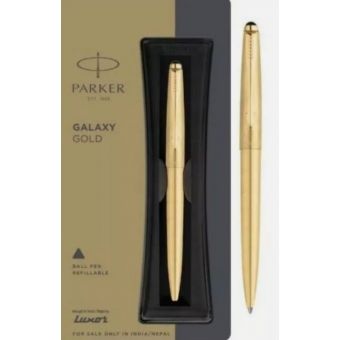Parker Galaxy folheada a ouro