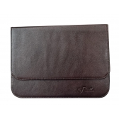 Estojo de 12 peças em couro de pelica Ravil - Café (Marrom)