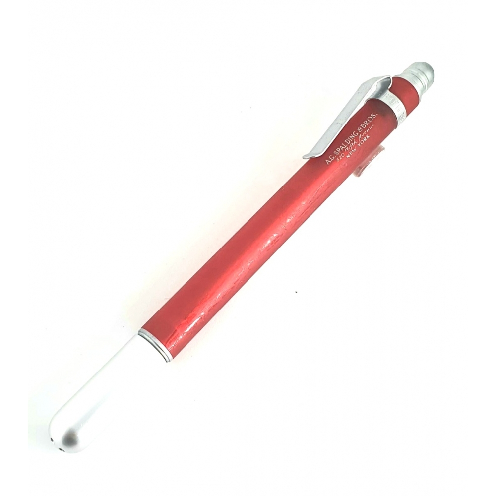 Spalding & Bross Roller ball transparente - vermelho