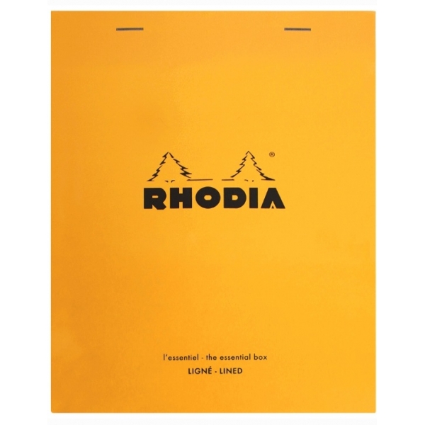The Essential Box Rhodia Laranja  9201C - Pautado