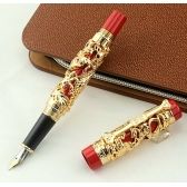 Jinhao Dragon - vermelho Ouro