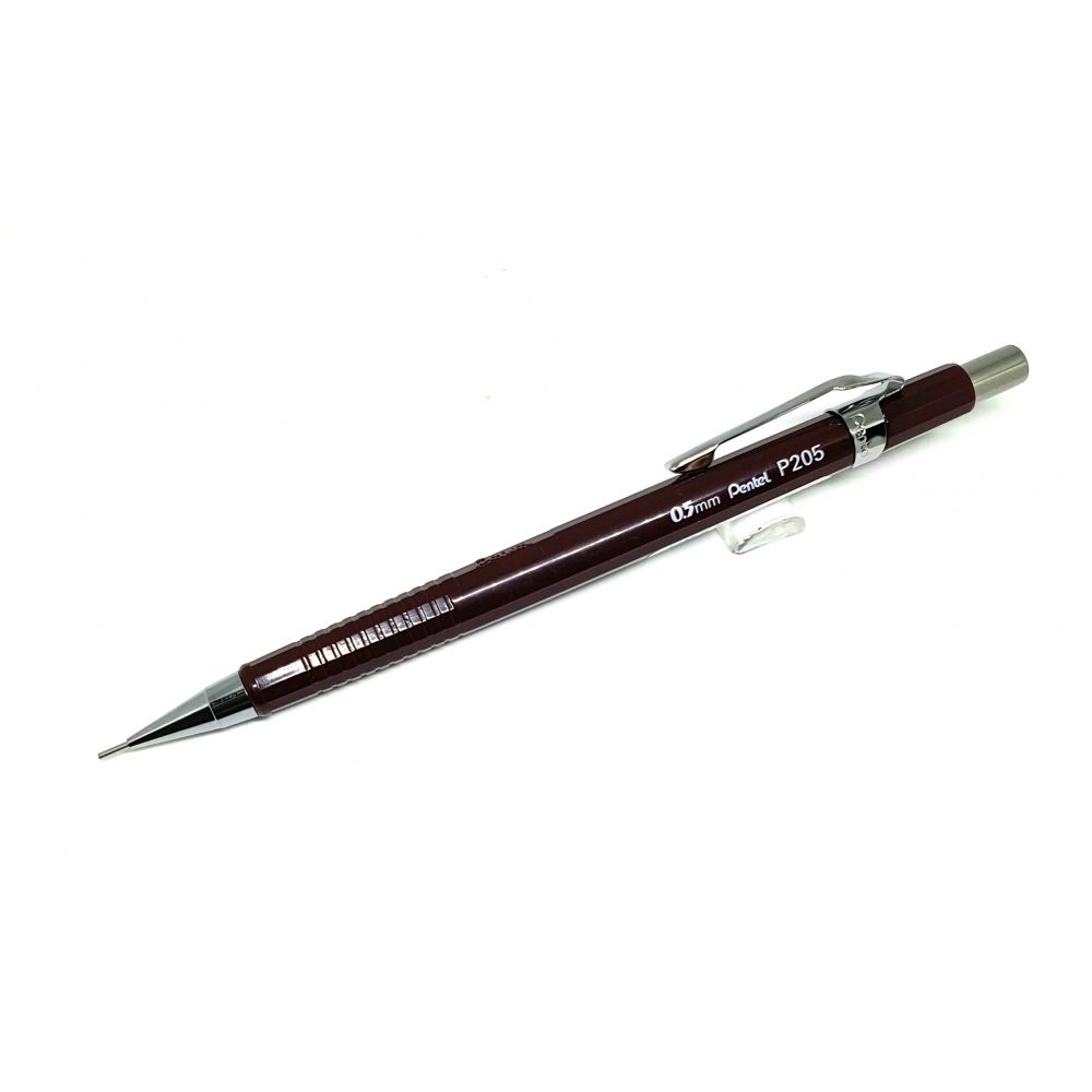 Lapiseira Pentel Sharp P205 0.5mm - bordo