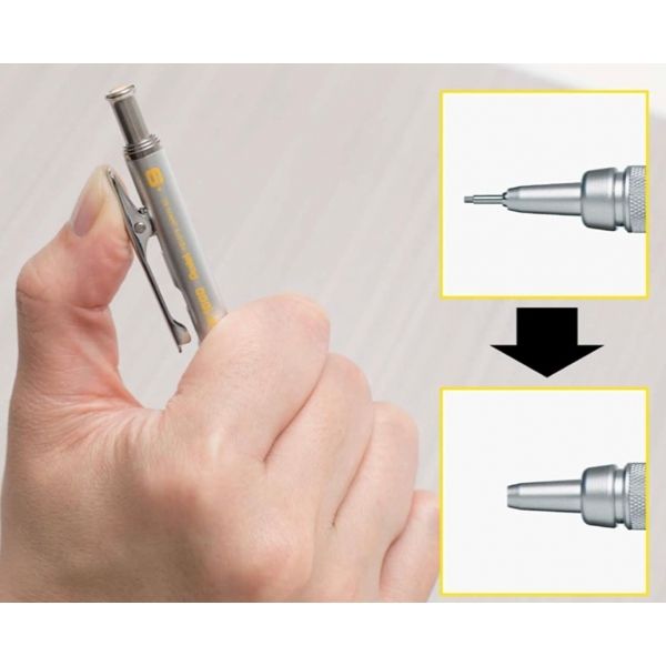 Pentel Graphgear 1000 - 0,9mm amarela